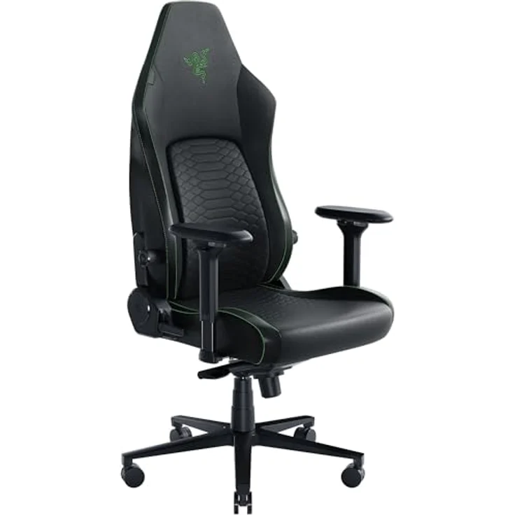 RAZER ISKUR V2 Schwarz / Grün - Gaming-Stuhl mit integrierter Lendenwirbelstütze – Bild 2