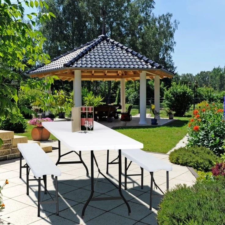 Klappbarer Gartentisch 10049597 – Bild 2