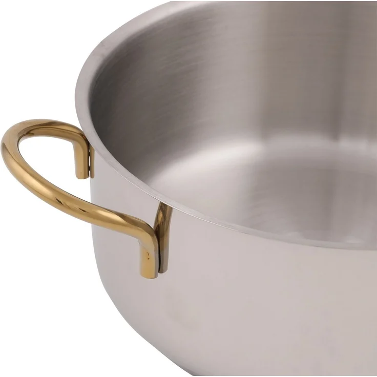Hermia Concept 'D52' Topfset (2-teilig), Silber / Gold, 22 x 22 x 12 cm, 3700 ml – Bild 3
