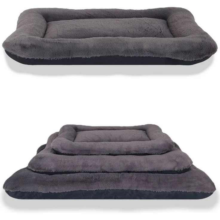 Paws & Whiskers 'Sally Dog XL - Anthracite' Haustierbett, Anthrazit, 110 x 85 x 12 cm – Bild 4