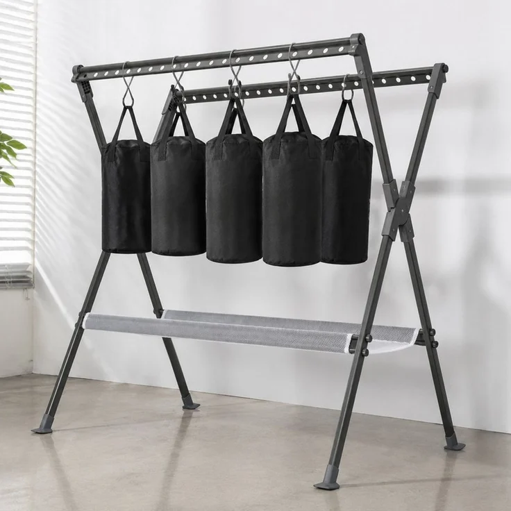 Youyijia Wäscheständer X-Wäscheständer Ausziehbar 133-236cm, Schwerlast Wäschetrockner – Bild 3