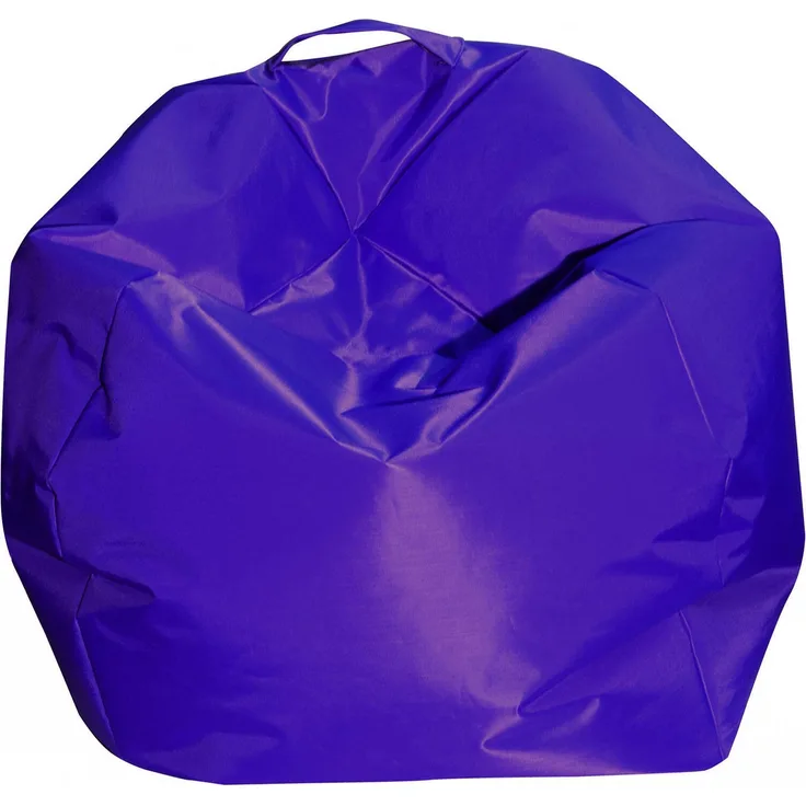 Dmora Pouf Ascia, Mehrzwecksessel, Sitzsack, Hockerhocker, Made in Italy, 65x65 h50 cm, Lila