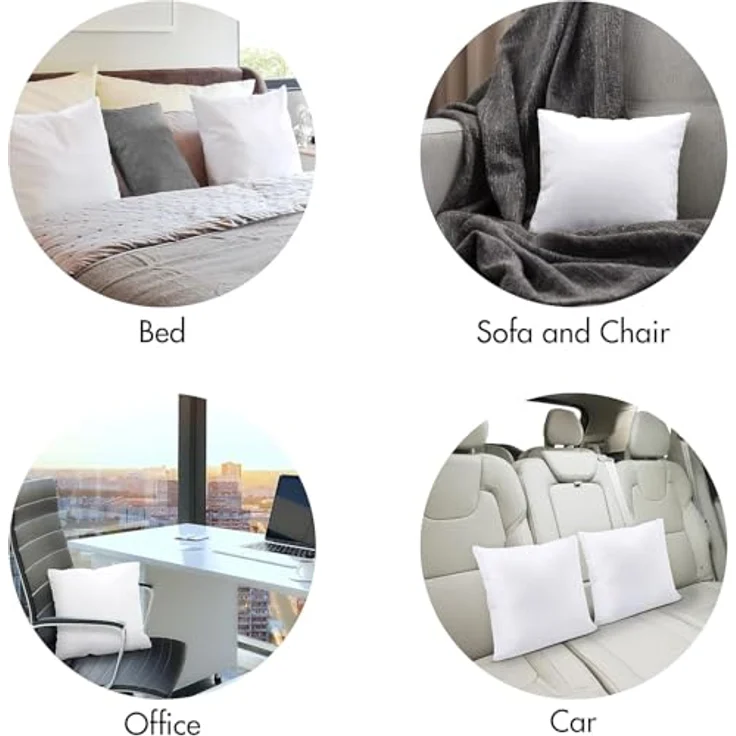 Utopia Bedding 2er Set Kissenfüllung 40x40 cm, Innenkissen Füllkissen Kopfkissen Sofakissen (Weiß) – Bild 7