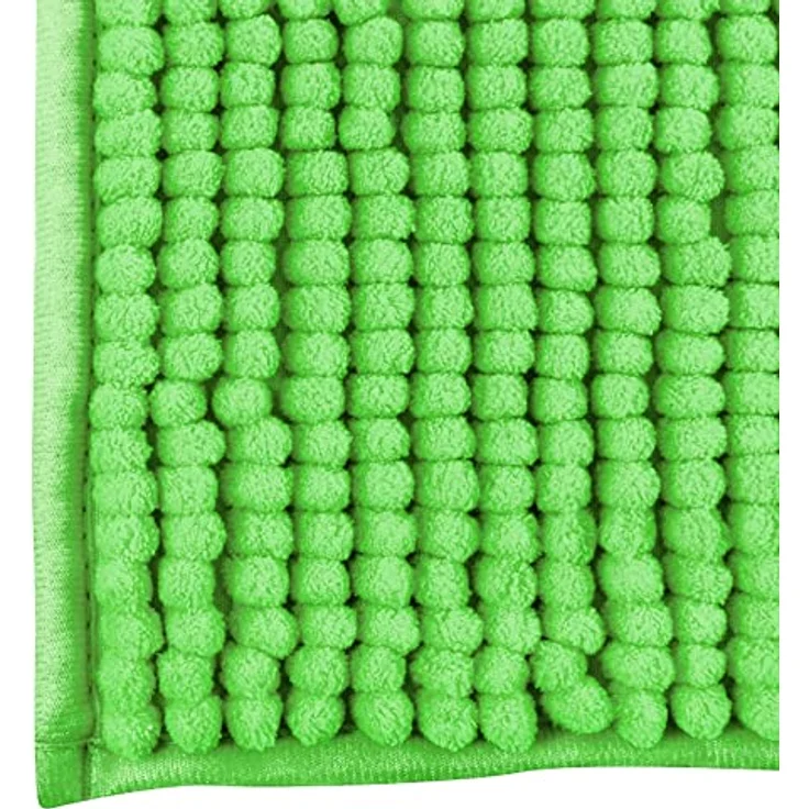 MSV Set mit 2 rutschfesten Badematten in grün-grün, 60 x 90 cm – Bild 6