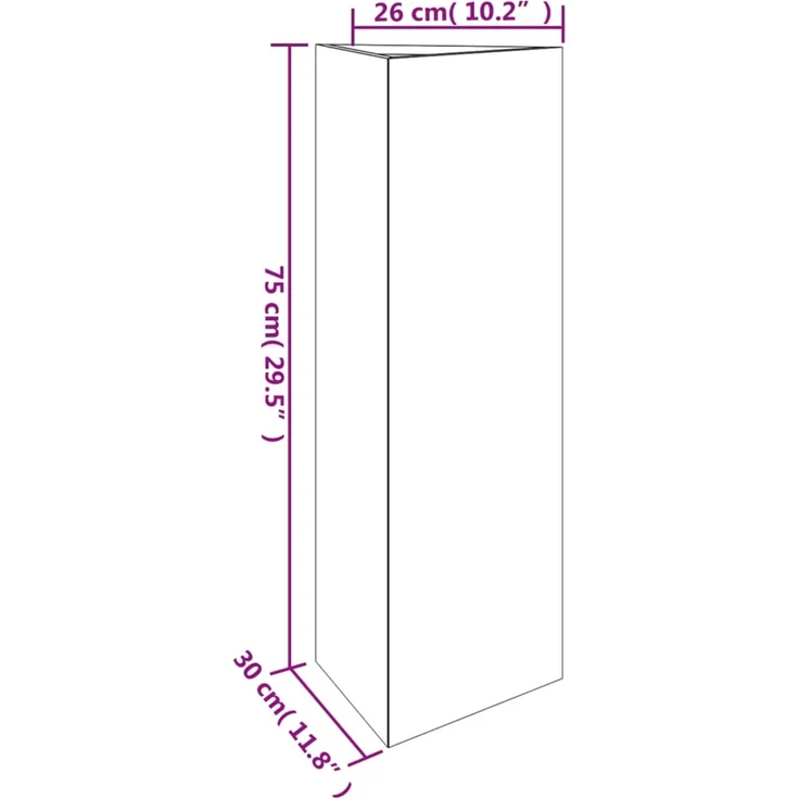 vidaXL Pflanzkübel 30x26x75 cm Cortenstahl 824545 – Bild 7