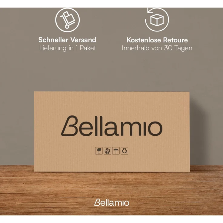 Bellamio 'Aland' Dachschrägenregal, Eichenoptik, 100x50x90 cm, Regal für Dachschräge mit 3 Fächern – Bild 8