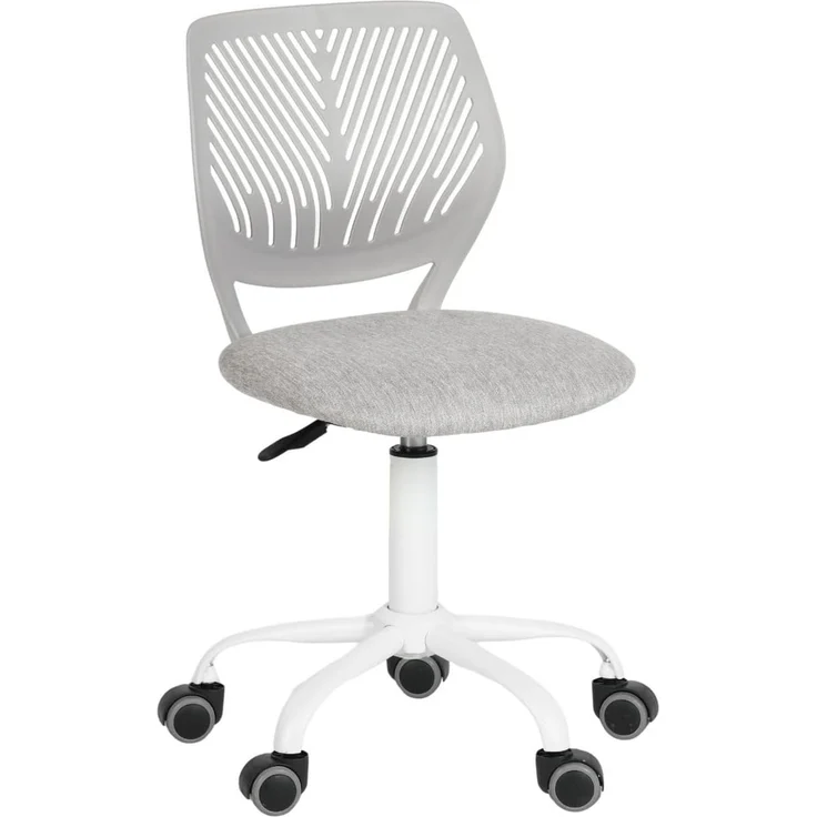 FurnitureR Bunter Schreibtischstuhl, moderner höhenverstellbarer Computerstuhl ohne Armlehnen, ergonomischer Drehstuhl für Kinderzimmer und Home Office – Bild 1