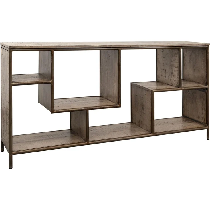 Regal Mango 183x40x90 braun lackiert HEAVY INDUSTRY #206 – Bild 1