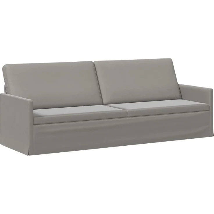 vidaXL Sofa-Set 2 pcs Hellgrau Samt (V) 3433229 – Bild 3