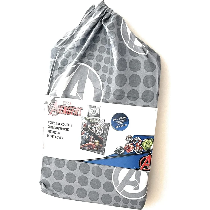 Marvel Avengers Bettwäsche Bettbezug 140 x 200 cm mit Kissenbezügen 63 x 63 cm – Bild 2