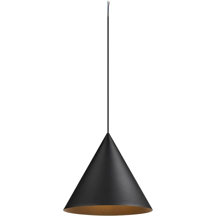 SLV MAGICO 38, Pendelleuchte, E27, Pendellänge 180cm, 1x max. 10W, matt schwarz - Pendelleuchten