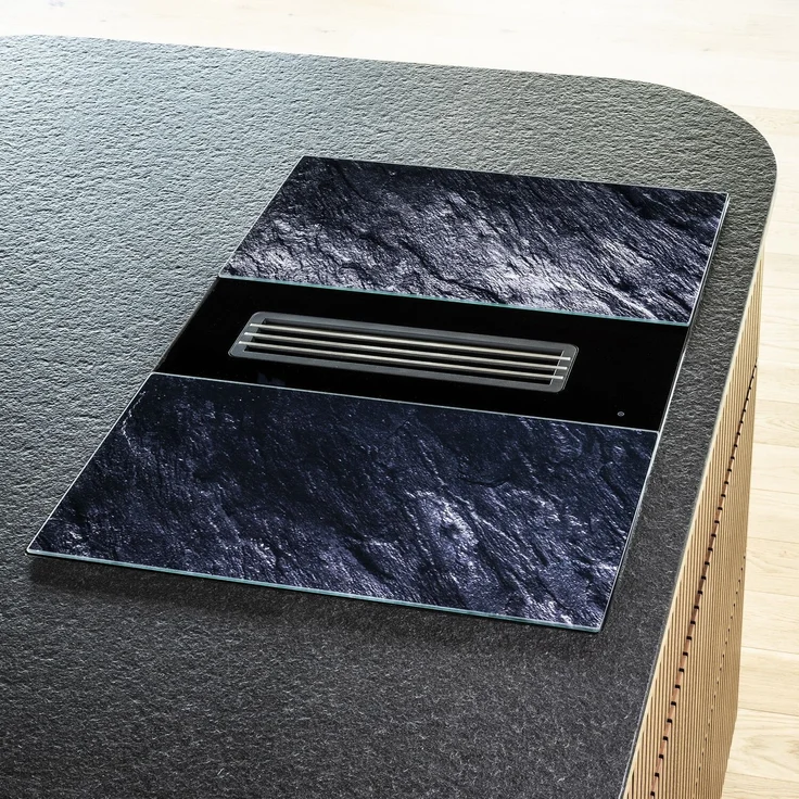 HI Herdabdeckplatten-Set 2-tlg. Motivdruck: Schiefer 28027