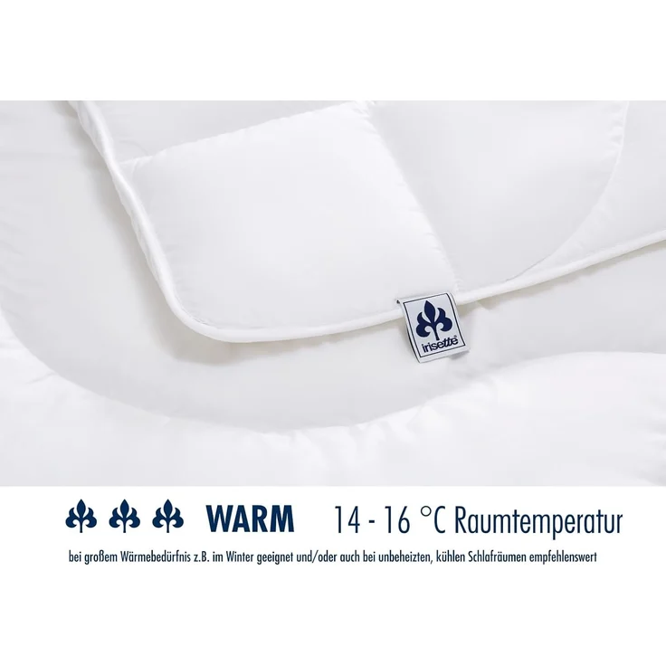 Badenia Bettcomfort Irisette Micro Thermo Winterdecke Steppbett aus weicher und atmungsaktiver Microfaser für den Winter, 135x200 cm – Bild 3