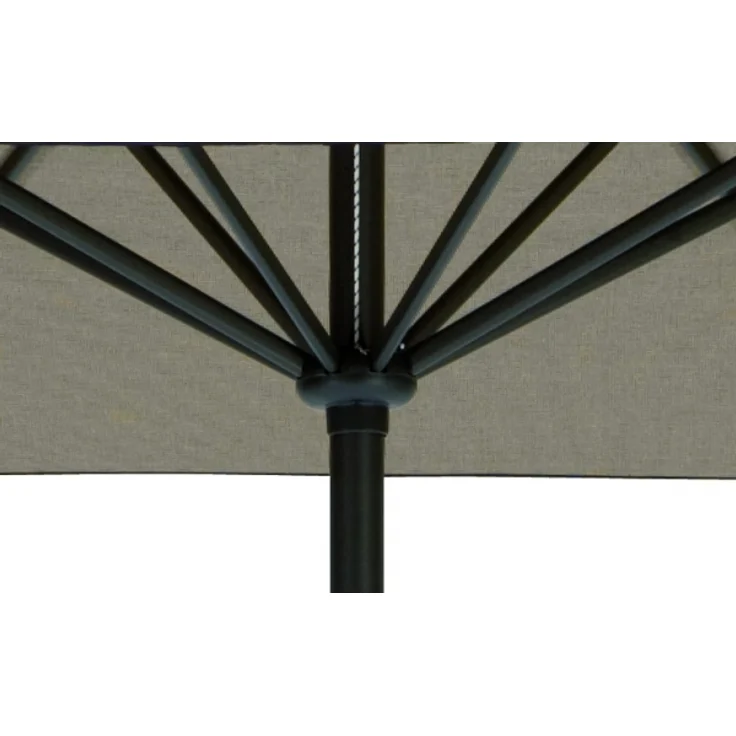 Sonnenschirm Korsika 320/8 rund, Ø ca. 320 cm natur – Bild 4