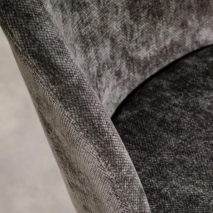 IDIMEX Drehstuhl YENGA, Ergonomischer Bürostuhl höhenverstellbar mit Stoffbezug – anthrazit – Bild 5