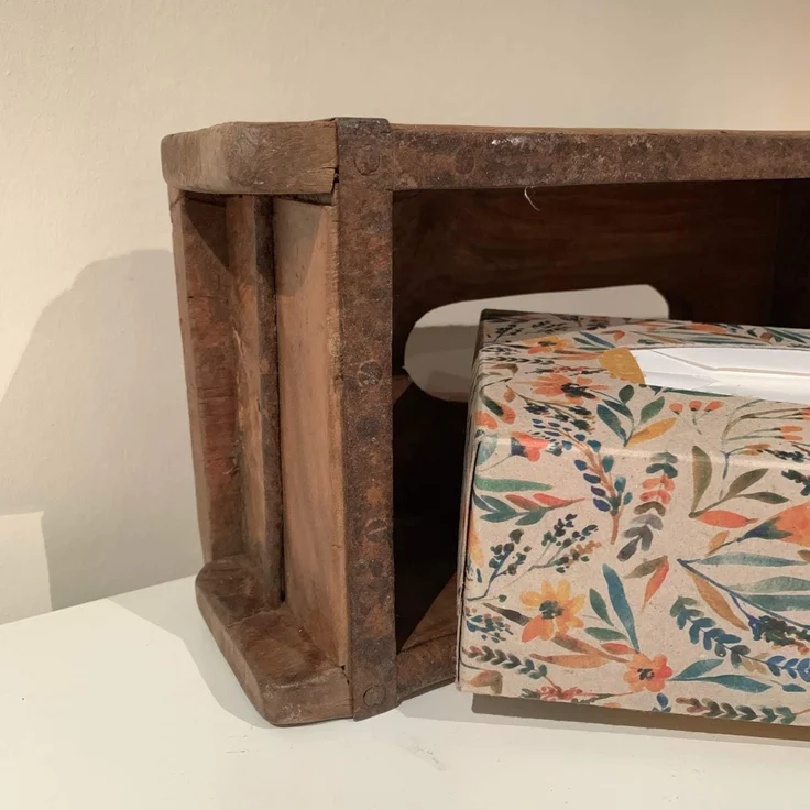 LS-LebenStil Aufbewahrungsbox Tissue-Box Holz 31cm Braun Ziegelform Kosmetiktuch-Spender Taschentuch (iB Laursen - Tücherbox Kosmetiktücher-Box Taschentuch-Spender Box Spender, 1 St, ideal auch für Kleenex Feuchttücher feuchtes Toilettenpapier) – Bild 11