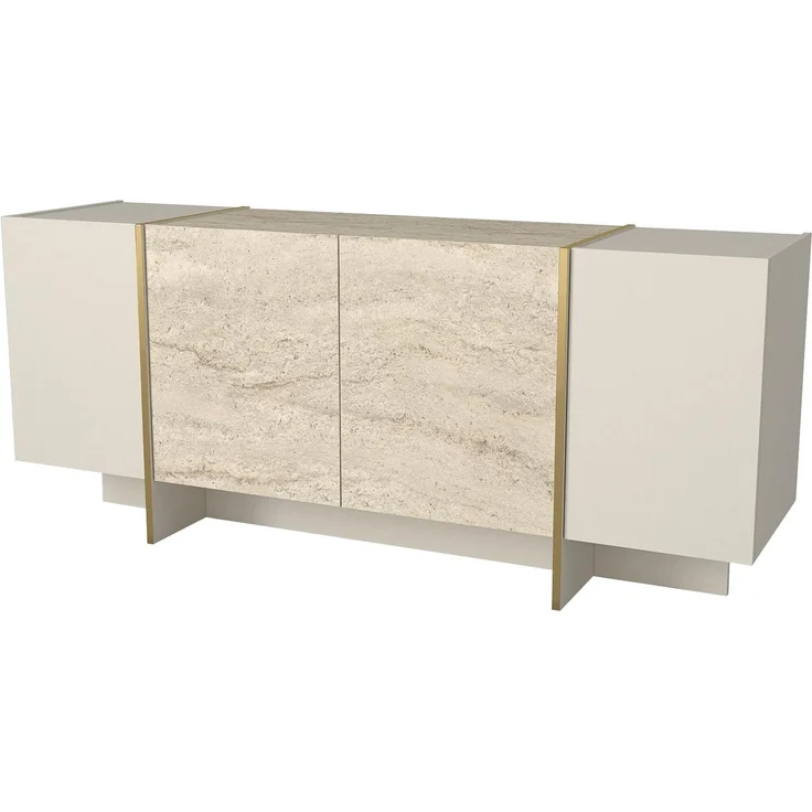 moebel17 Sideboard Veyron in Beige mit Granit Optik, mit Granit Optik – Bild 8