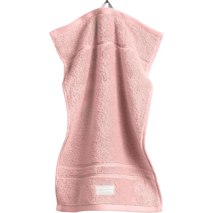 GANT Gästetuch, Premium Towel - Frottee Rosa 30x50cm