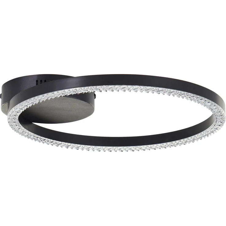 Brilliant LED Deckenleuchte Aurelia G80765/06 Wohnzimmer, Küche, Flur, Schlafzimmer, Arbeitszimmer Metall/Kunststoff Indoor Decke schwarz - LED fest integriert – Bild 3