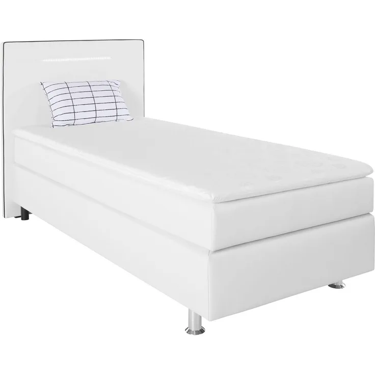 COLLECTION AB Boxspringbett, inkl. LED-Beleuchtung, Topper und Kissen