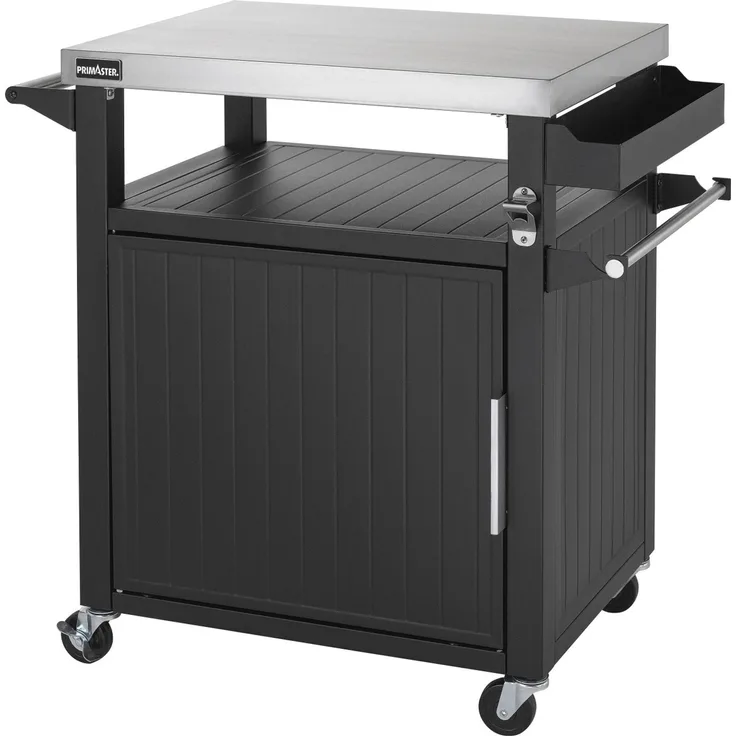Primaster Grillwagen Napa L Universal 1-türig 90x90 cm schwarz