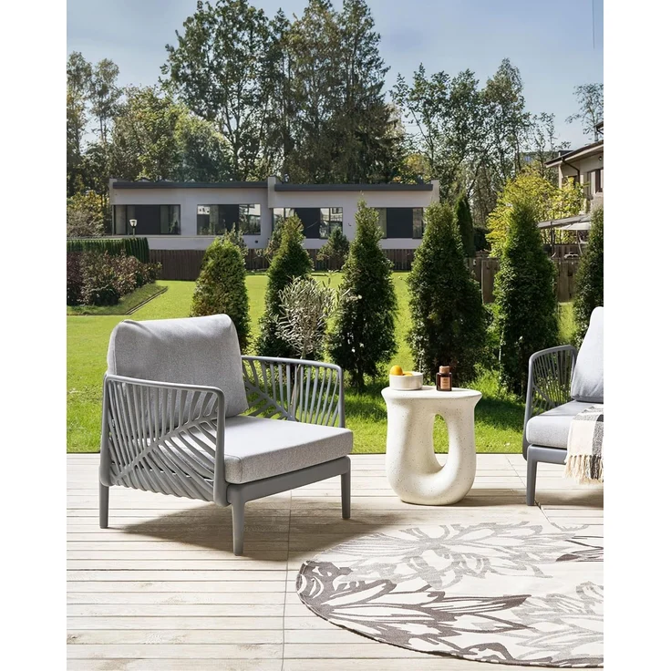 Gartensessel SATURNIA Grau – Bild 2