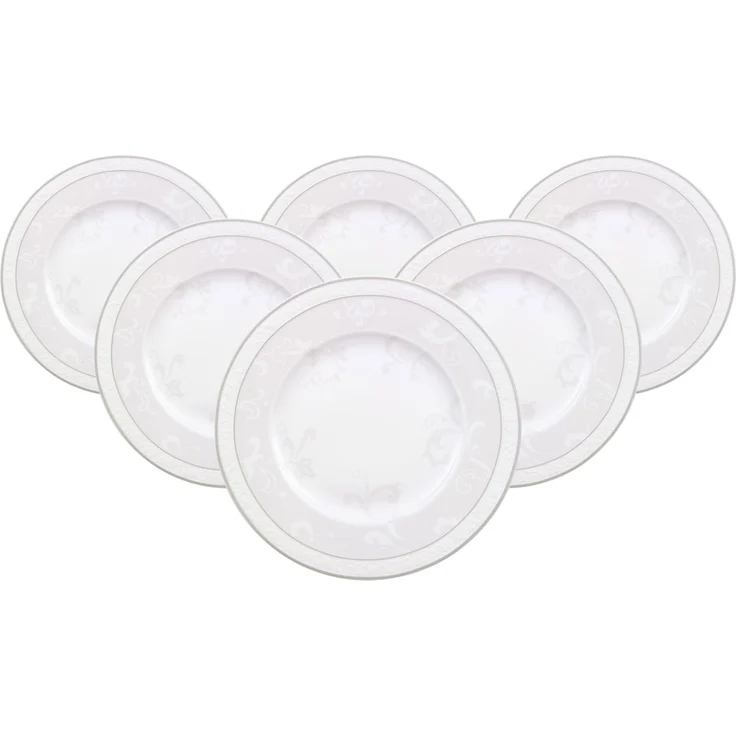 Villeroy & Boch Gray Pearl Frühstücksteller ø 22,7 cm 6er Set – Bild 1