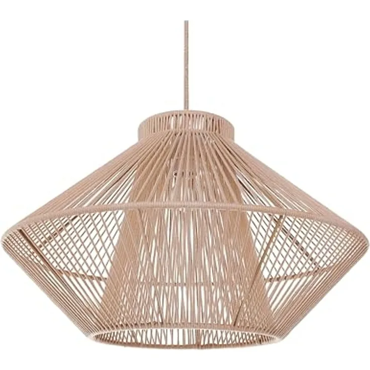 Hängeleuchte PALMETTO Baumwolle Beige