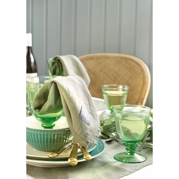 Greengate Speiseteller Alice Brotteller dusty green 17,5cm – Bild 4