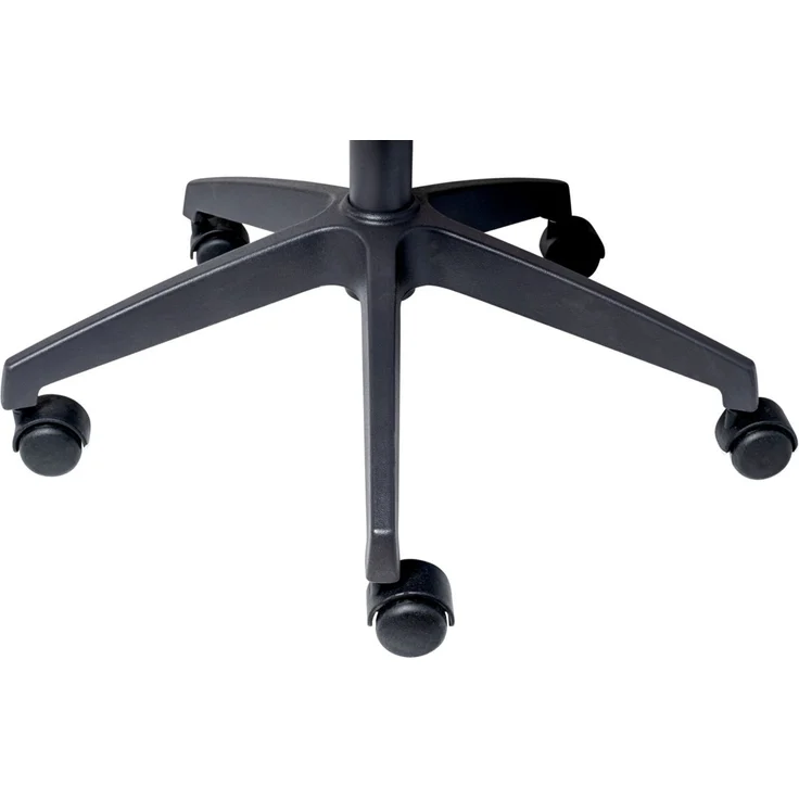 XORA 'CALVIN' Drehstuhl mit Netzrücken, Stoff grau, 58 x 105.5 x 59 cm, höhenverstellbar und bis 140 kg belastbar – Bild 2