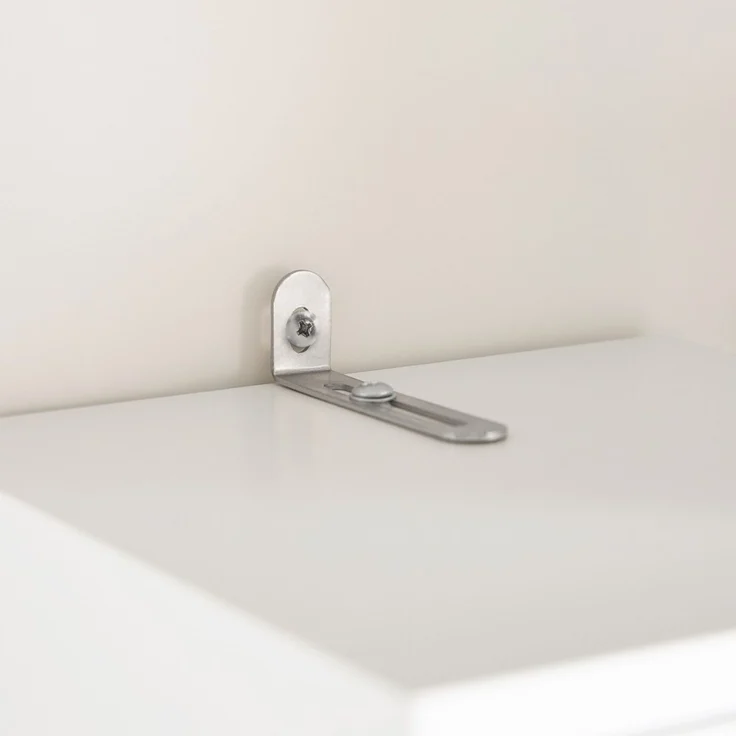 SoBuy BZR160-W Badezimmer-Hochschrank, MDF, Lackiert, Weiß, 20 x 180 x 20 cm – Bild 6