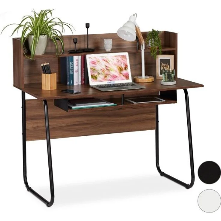 Schreibtisch mit Ablagefächern