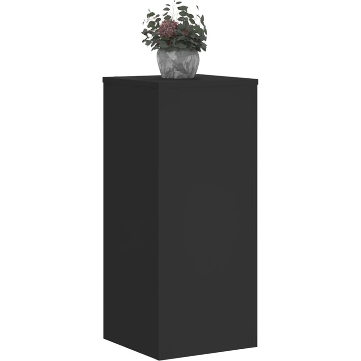 vidaXL Pflanzenständer 2 Stk. Schwarz 30x30x70 cm Holzwerkstoff 852925 – Bild 2