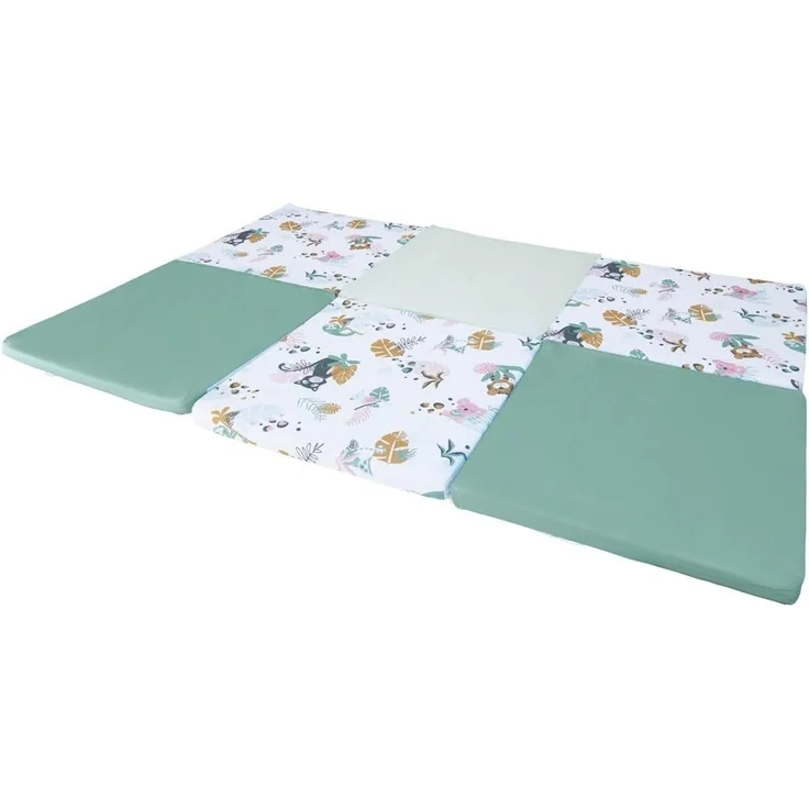 Tinéo - Krabbeldecke – großer Spielteppich für Babys – Motorikmatte – Bodenmatte für Babys – multifunktional 5-in-1 – 120x180 cm (Jungle Buddies) – Bild 4