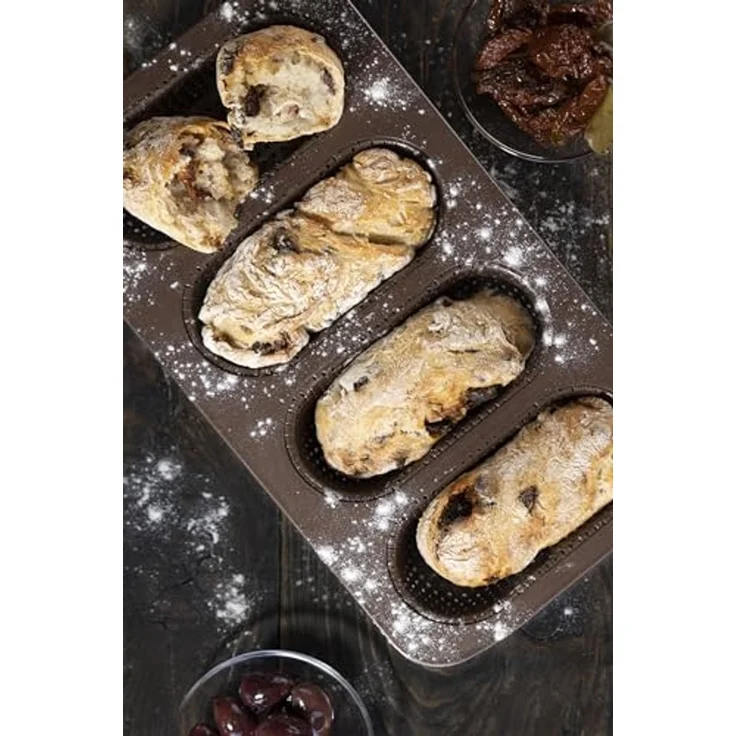Sallys Baguetteblech - Mini Baguetteblech für 4 Baguettes – Bild 5