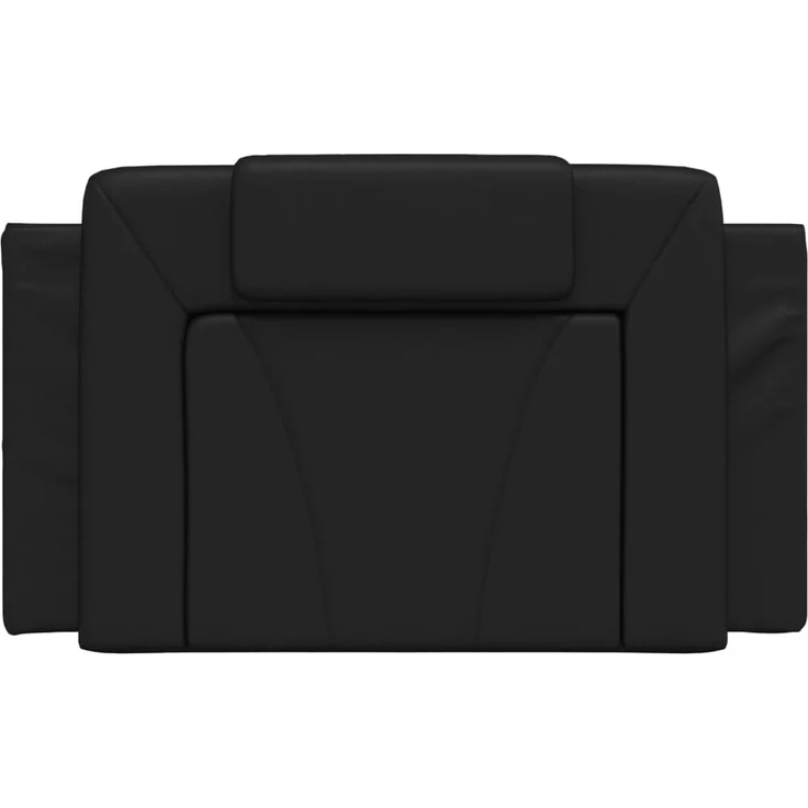 vidaXL Kopfteil-Kissen Schwarz 80 cm Kunstleder 374760 – Bild 5