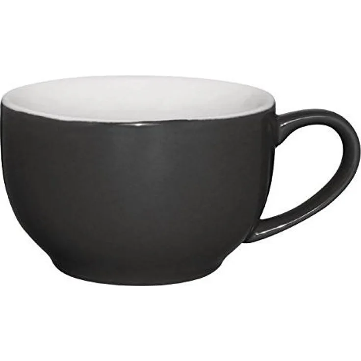 Olympia gk075 Café Kaffee Cup, 228 ml, 8 oz, anthrazit (12 Stück)