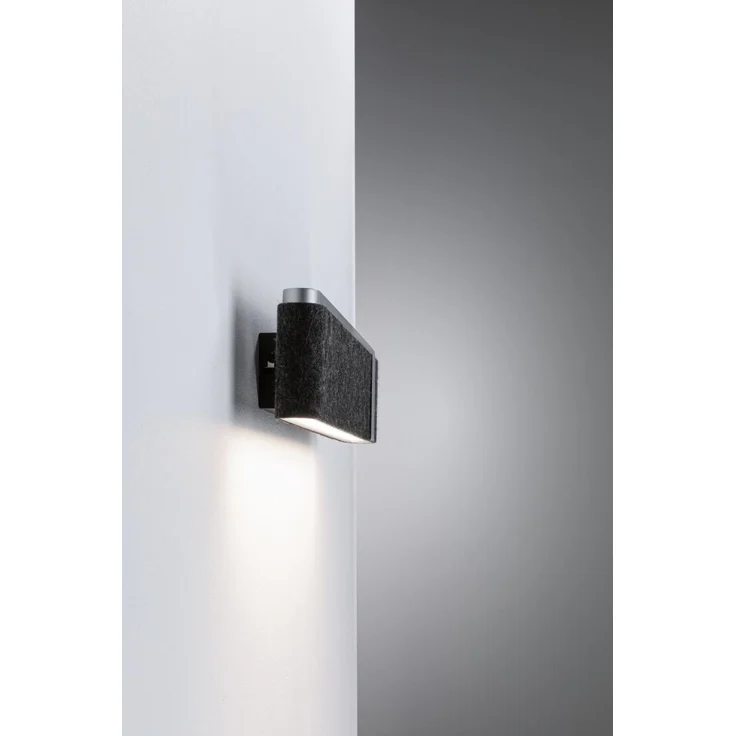 LED Wandleuchte 3-Step-Dim Jagun 2700K 1250lm 230V 18W dimmbar Anthrazit – Bild 7