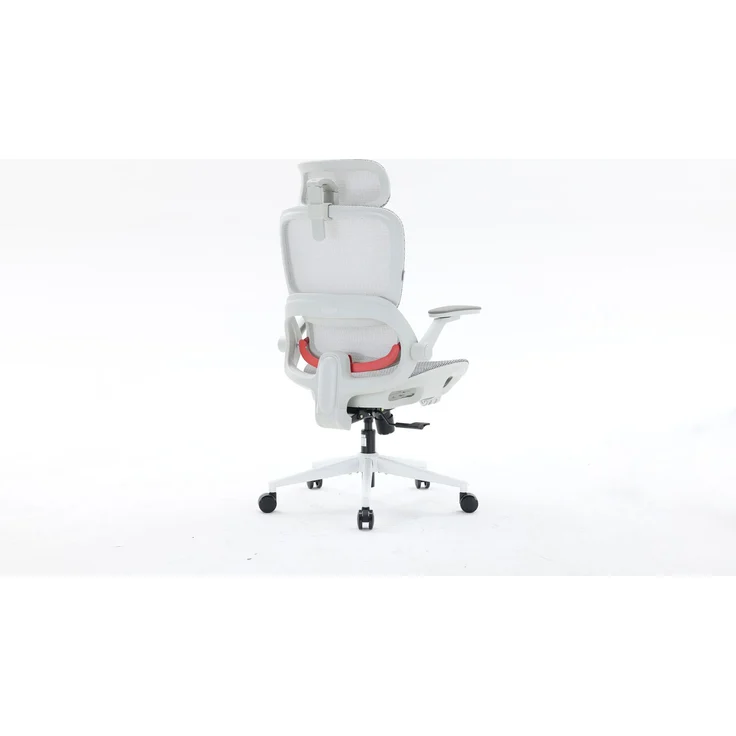 Sihoo Ergonomischer Stuhl B100-Pro, Mit Pedal, 131 x 73 cm, in Weiß – Bild 18