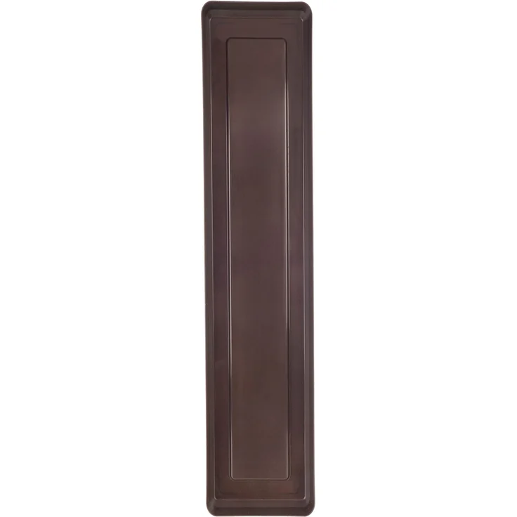 KADAX Blumentopf-Ständer 50 cm, Blumentopf-Tablett, rechteckig, Mokka, Kunststoff – Bild 8