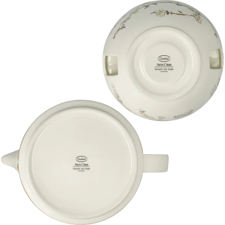 Goebel / Van Gogh- Mandelbaum,Teekanne mit Stövchen,24,5cm x 16,0cm x 19,0cm / Fine Bone China / 24,5cm x 16,0cm x 19,0cm – Bild 7