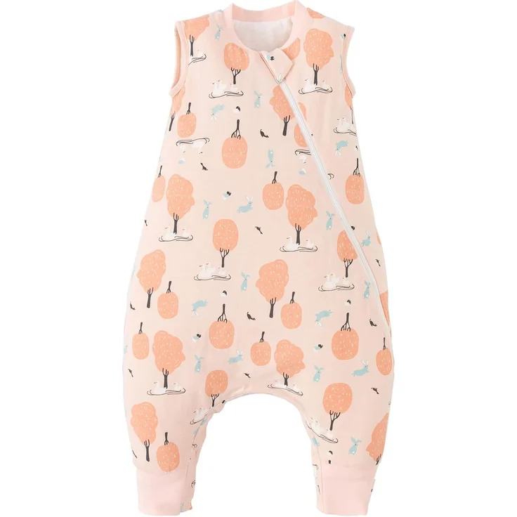 Duomiaomiao Baby Schlafsack, 1x Winterschlafsack, 2.5tog-rosa Wald, 95cm / Babygröße 100-110cm, 100% Baumwolle – Bild 1