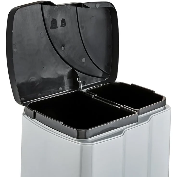 keeeper Mülleimer gunnar, Treteimer 7 l + 15 l, mit 2 Abfallbehältern, Made in Europe – Bild 4