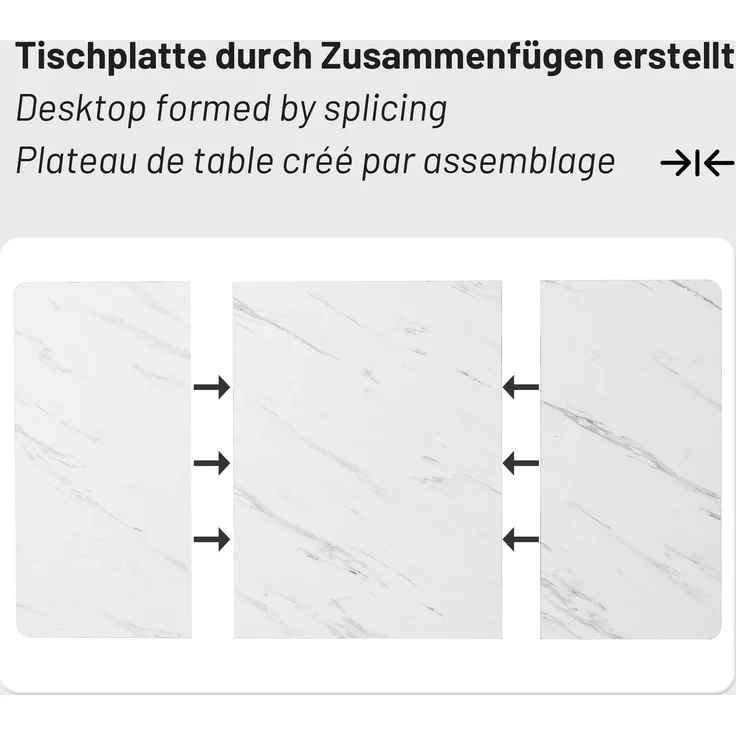 Merax Essgruppe (5-tlg), Esstisch mit 4 Stühlen Set, Moderner Küchentisch Set , 140×80cm Küchentisch mit Golden Metallbeinen, MDF Tischplatte in Weißer, Dunkelgrün Samt Esszimmerstühle – Bild 8