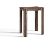 byLIVING Bartisch Nele / Industrial-Look Küchentisch in Old Wood-Optik / Hoher Esstisch / 80x60, H 104 cm