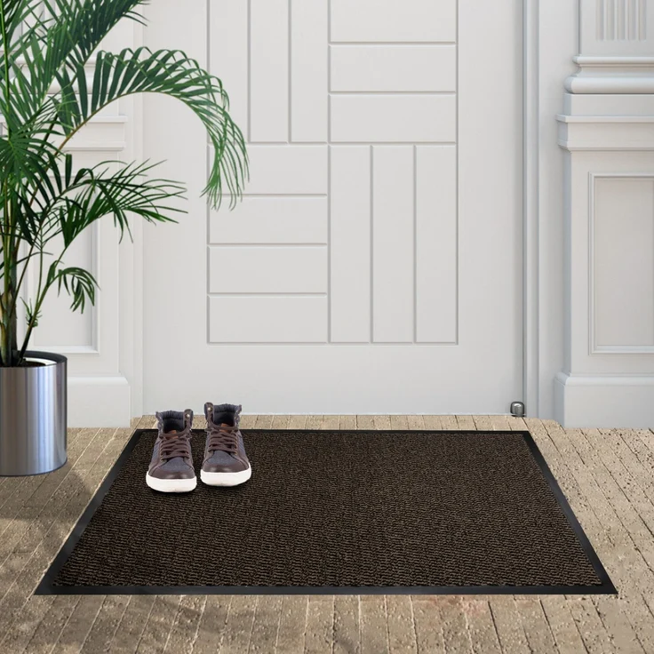 Furni24 Fußmatte - Braun-Schwarz, 60 x 90 cm – Bild 5