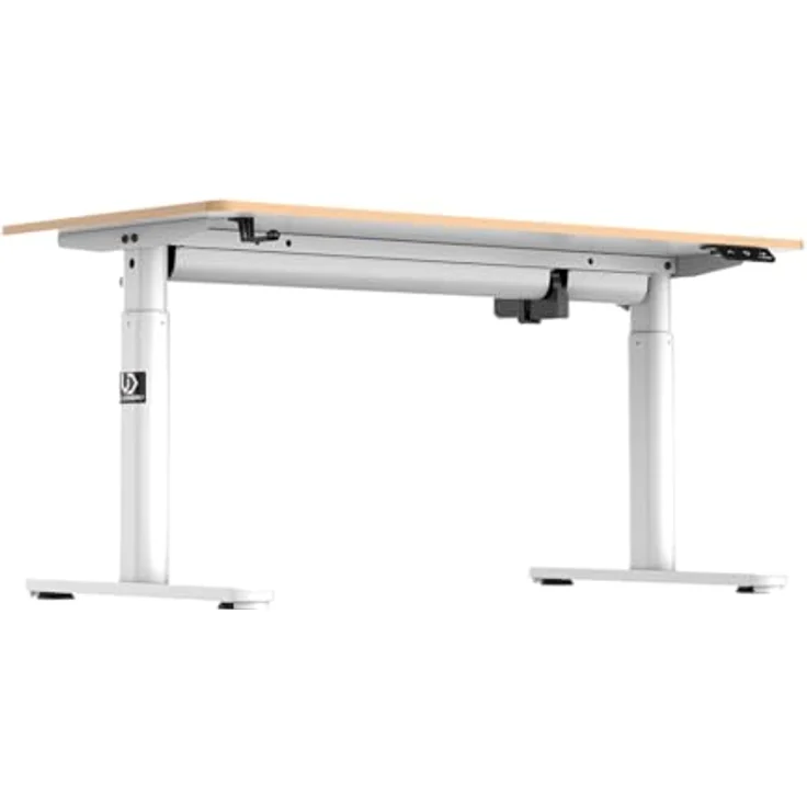 Ultradesk Pulsar Gerade Rechteckige Form MDF-Platten Stahl Gaming Weiß – Bild 7