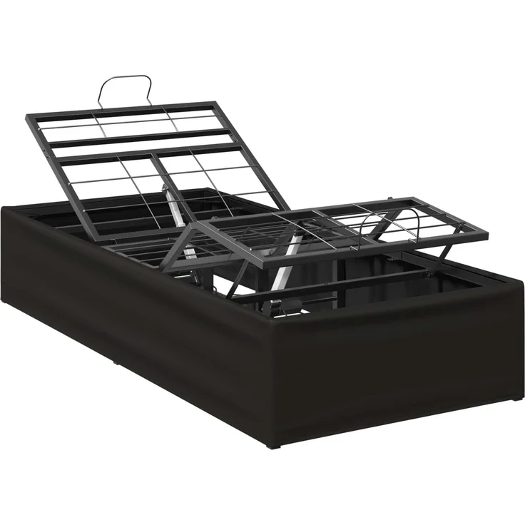 vidaXL Elektrisch verstellbares Bettgestell Schwarz 200 x 80 x 33,5 cm 42037278 – Bild 2