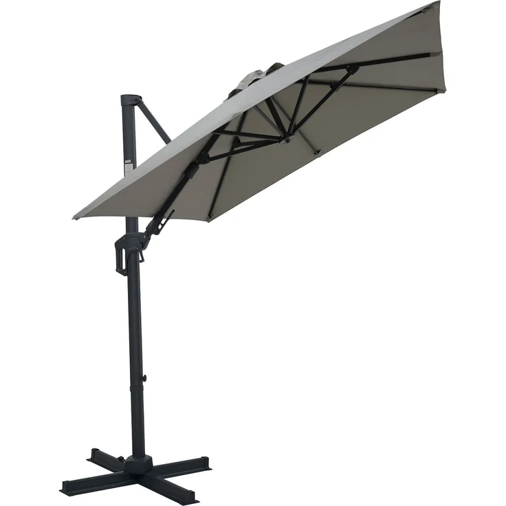 Gardissimo DAVID Alu Ampelschirm 210x210cm Pendelschirm UV50+ – Bild 2