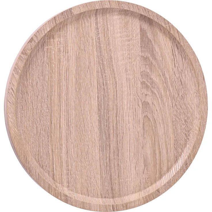 CLP Beistelltisch Aspen runde Tischplatte mit schwarzem Metallgestell,eiche M – Bild 5